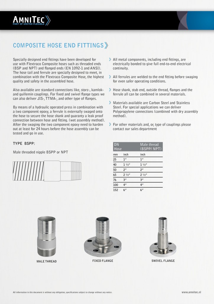 Composite hose end fittings1 | AmniTec B.V.